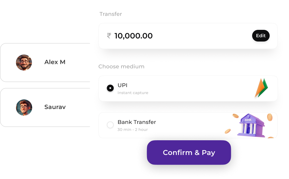 Unified financial dashboard for UPI transactions