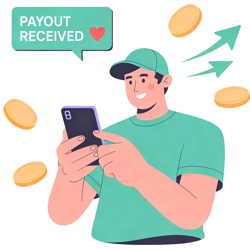 Insurance claim payment flow illustration