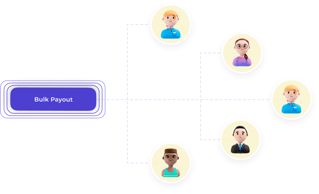 Instant claim settlement dashboard illustration