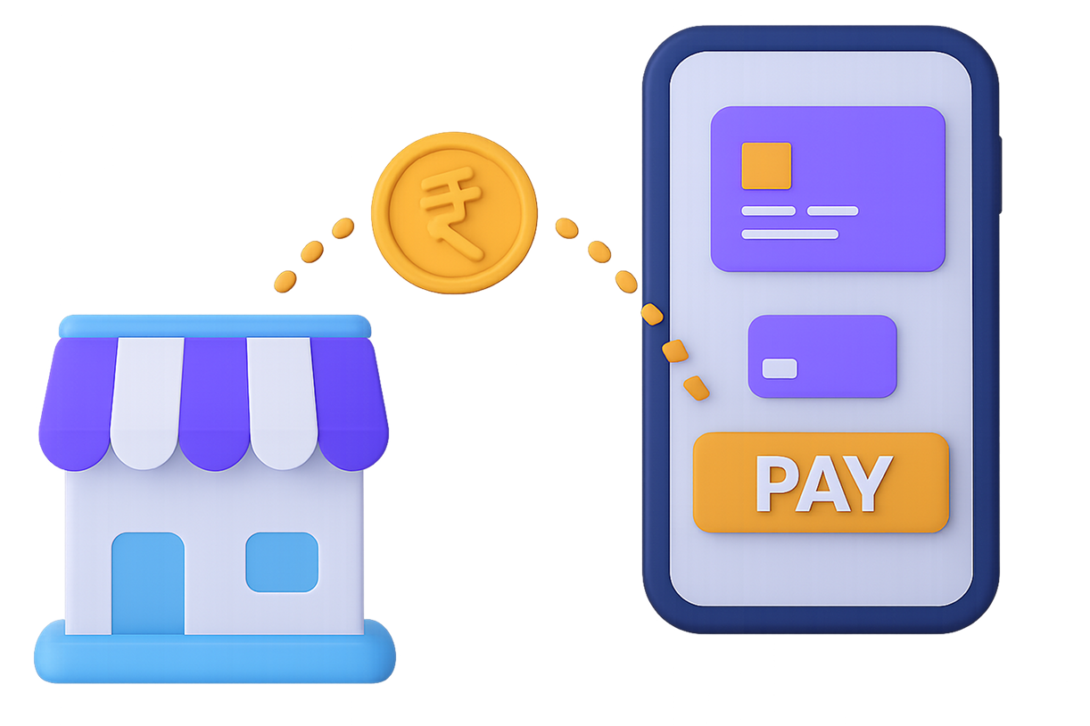 UPI Intent and Collect illustration