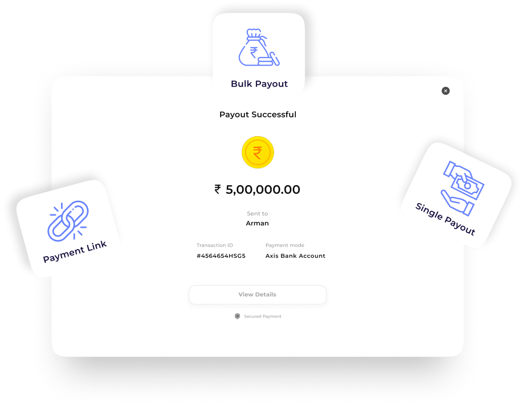 Instant claim settlement dashboard illustration